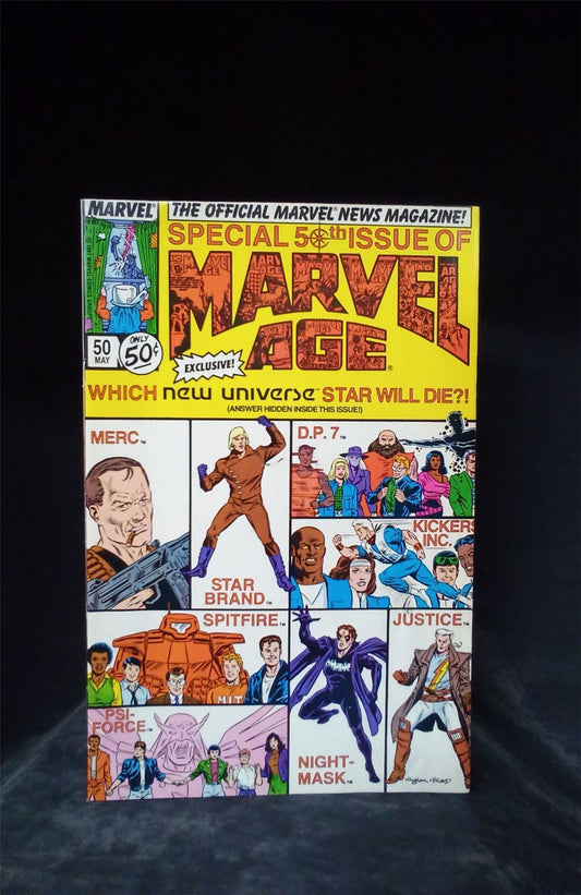 Marvel Age #50 1987 Marvel Comics Comic Book