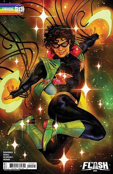 Flash #10 Cvr D Nick Robles Dc Pride 2024 Card Stock Var DC Comics Comic Book
