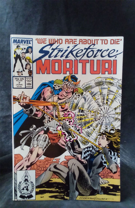 Strikeforce: Morituri #7 1987 Marvel Comics Comic Book