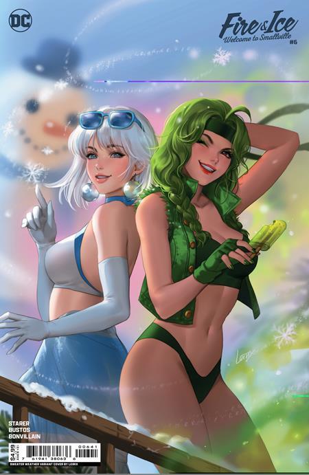Fire & Ice Welcome To Smallville #6 (of 6) Cvr D Lesley Leirix Li Sweater Weather Card Stock Var DC Comics Comic Book