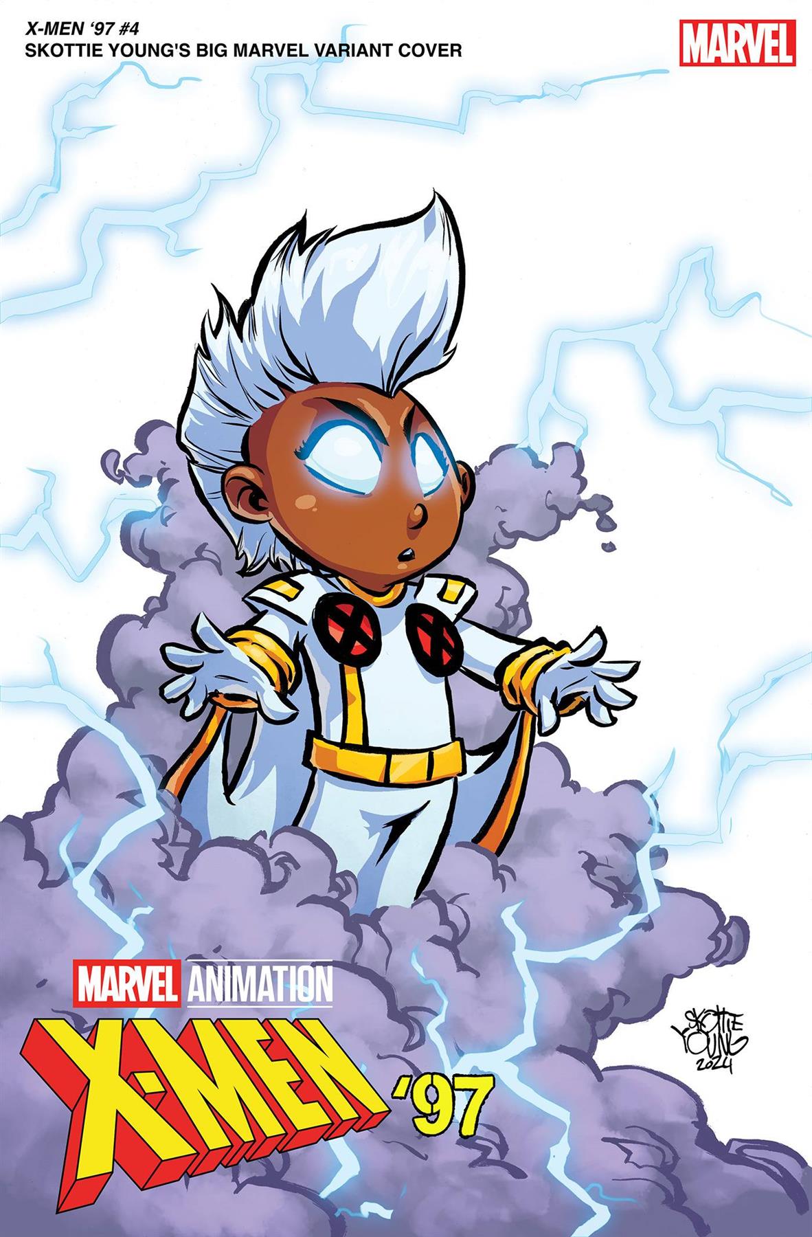 X-men 97 #4 Skottie Young Big Marvel Var (Skottie Young Big Marvel Var) Marvel Prh Comic Book 2024