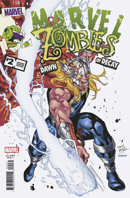 Marvel Zombies Dawn Of Decay #2 Tbd Artist Homage Var Marvel Prh Comic Book 2024