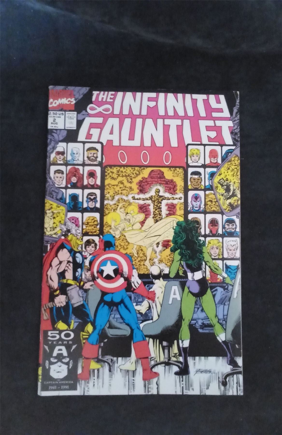 The Infinity Gauntlet #2 1991 marvel Comic Book marvel Comic Book