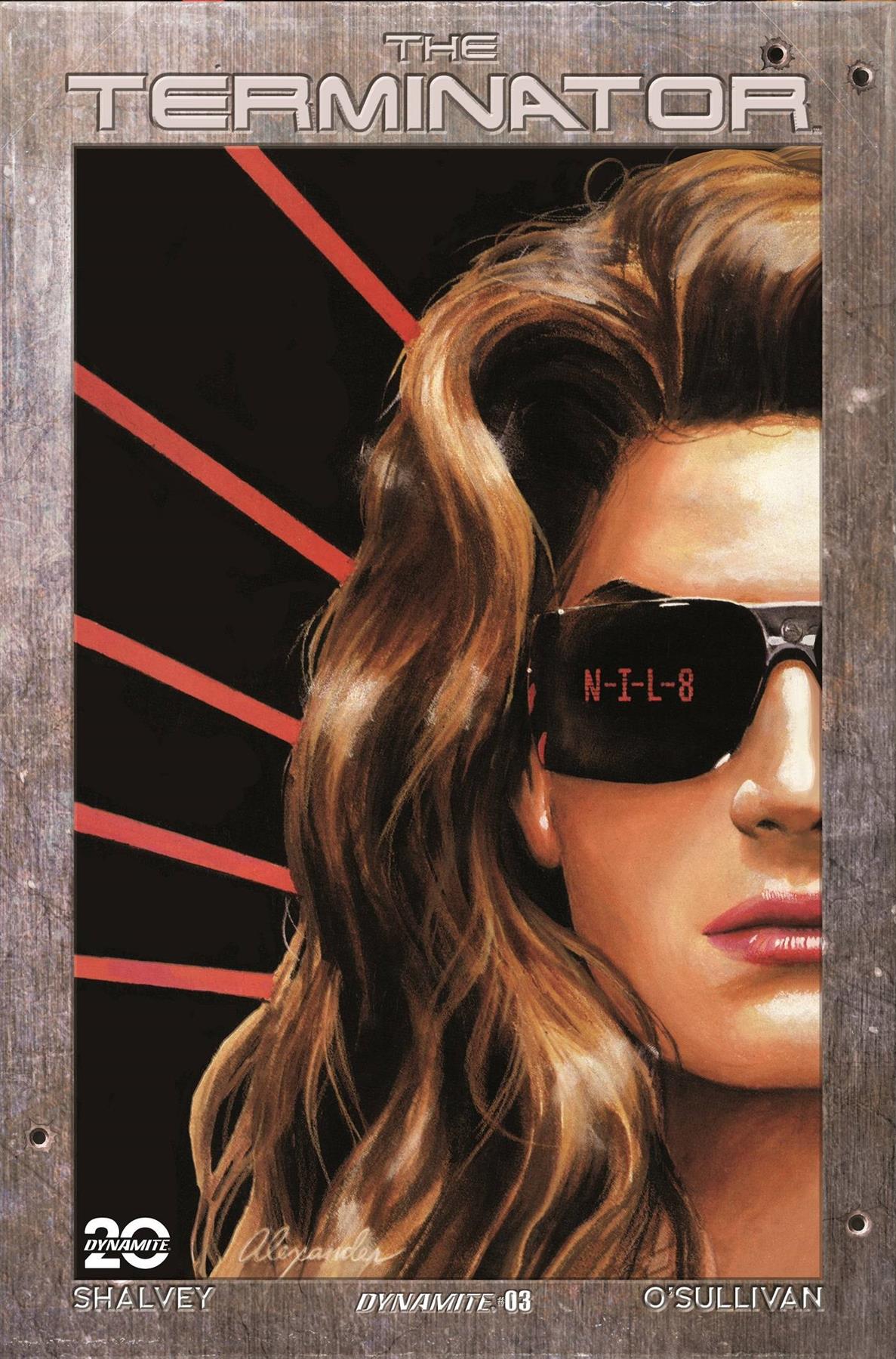 Terminator #3 Cvr Q Foc Ross Burning Earth Icon Dynamic Forces Comic Book