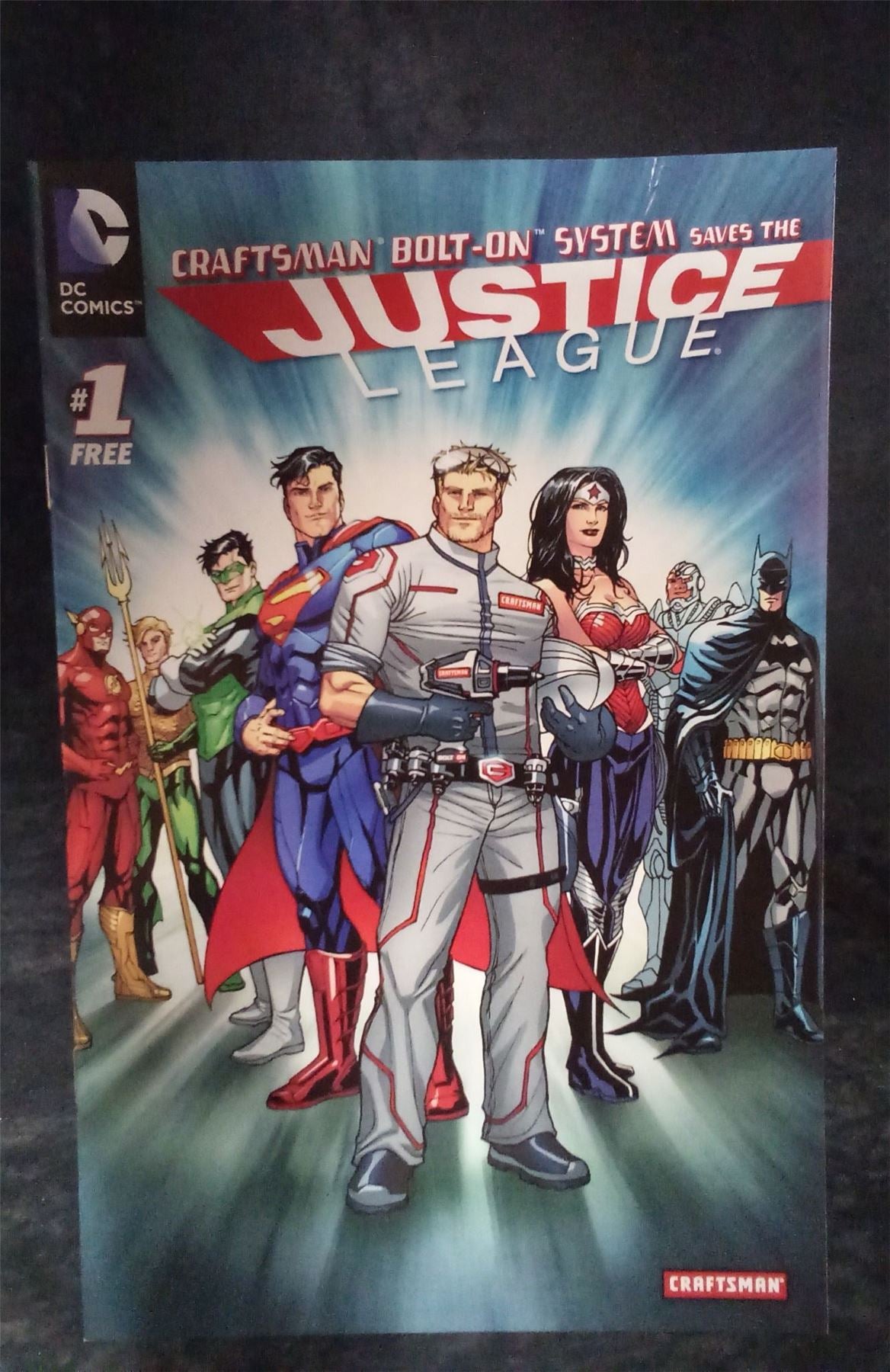 Craftsman Bolt-On System Saves the Justice League 2012 DC Comics Comic Book