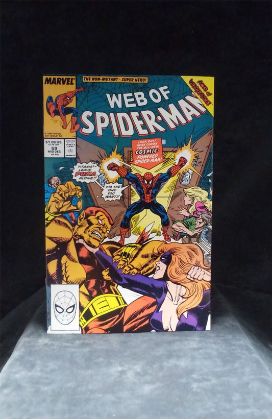 Web of Spider-Man #59 1989 Marvel Comics Comic Book
