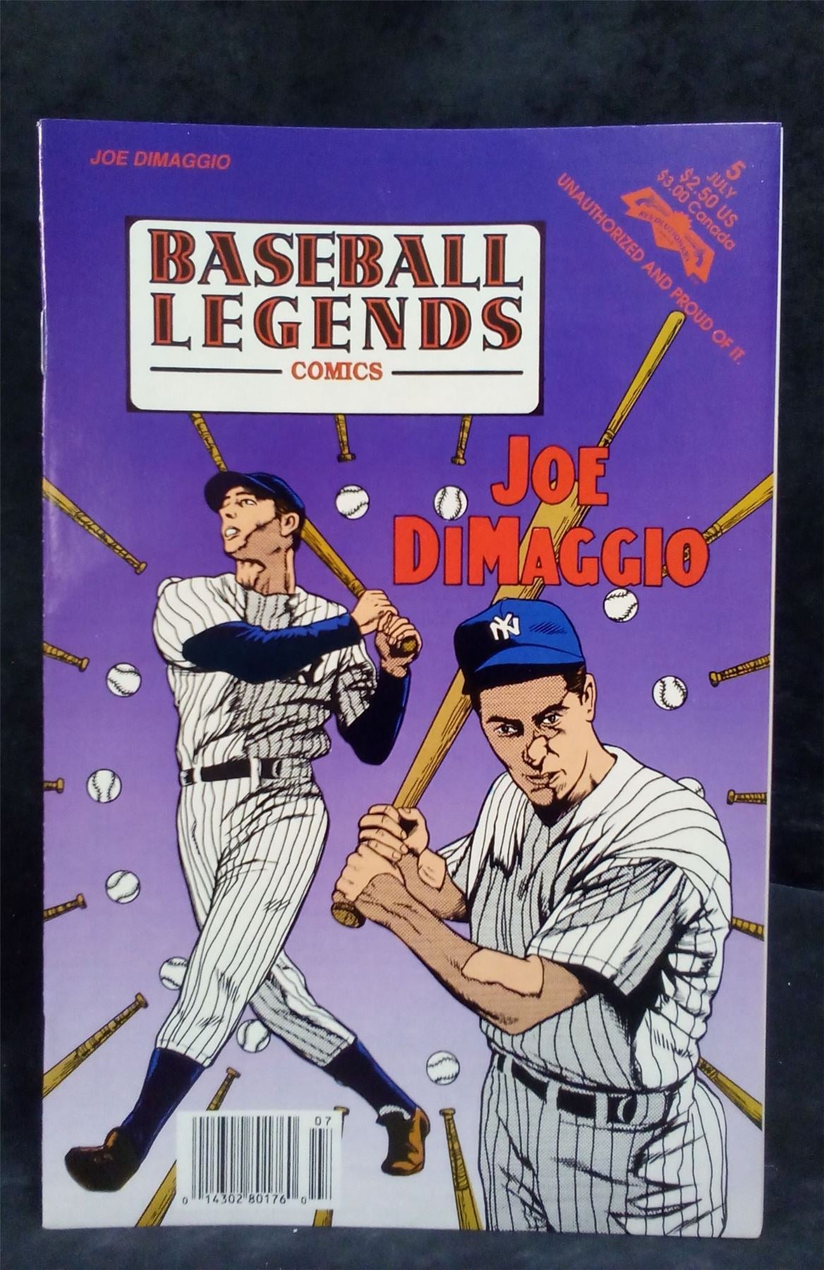 Baseball Legends Comics #5  Comic Book