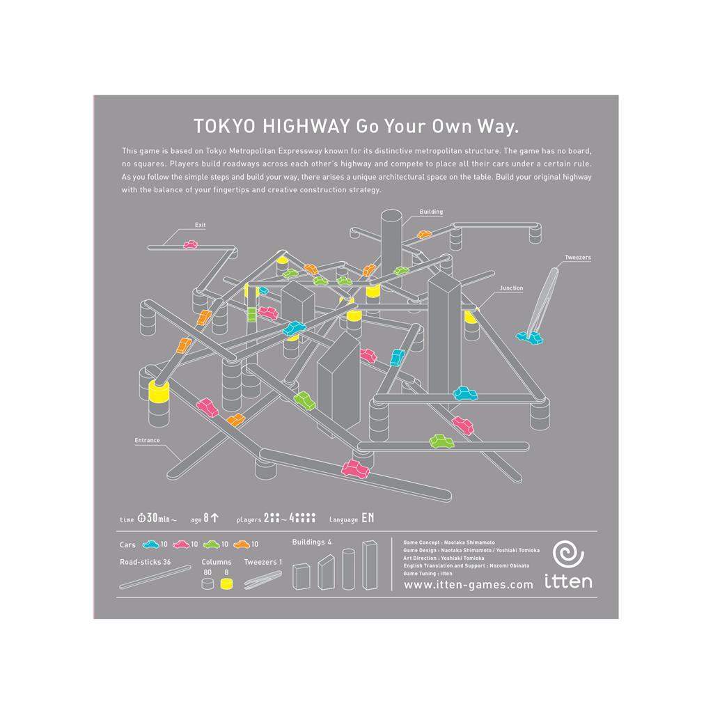 Tokyo Highway Board Game By Itten