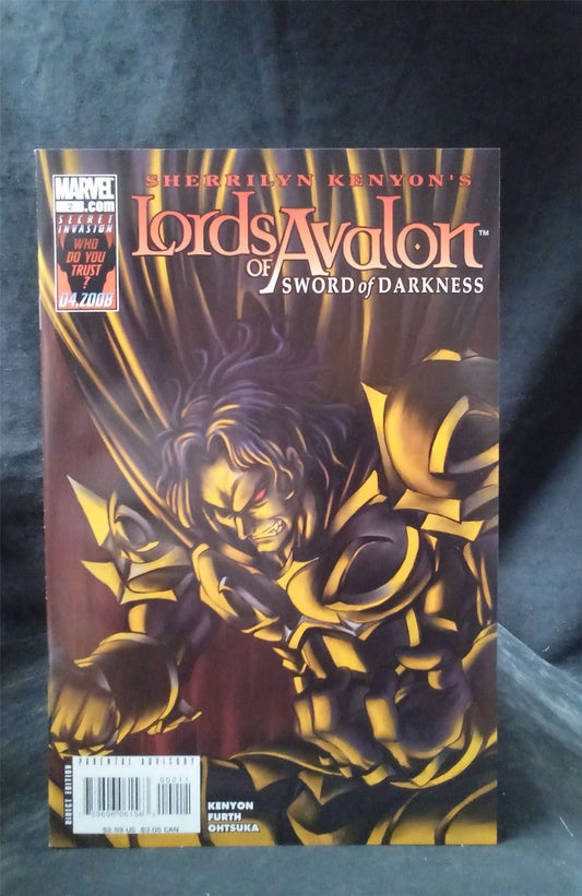 Lords Of Avalon: Sword Of Darkness #2 2008 Marvel Comics Comic Book