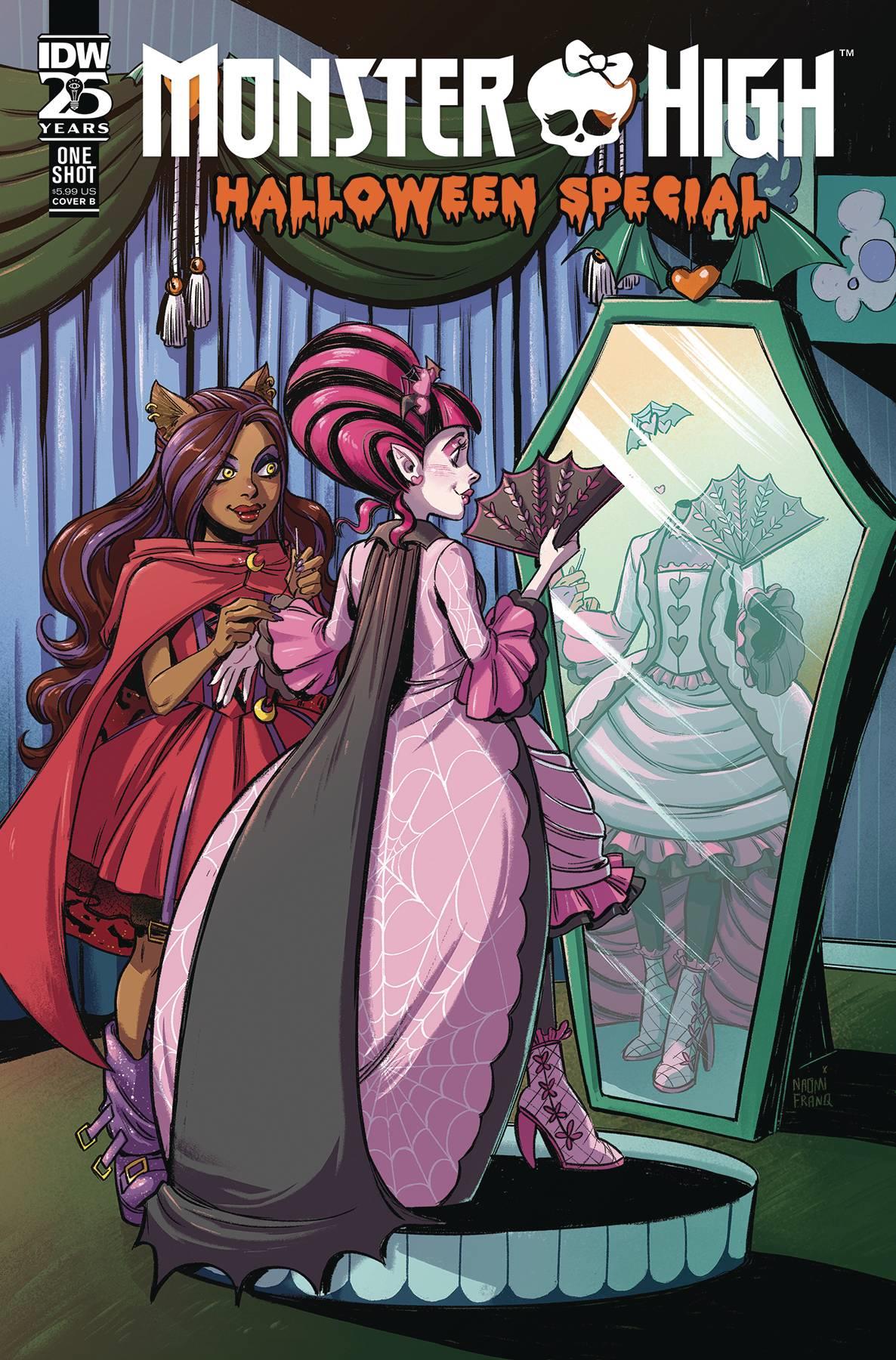 Monster High Halloween Special #1 Cvr B Franq Idw-prh Comic Book