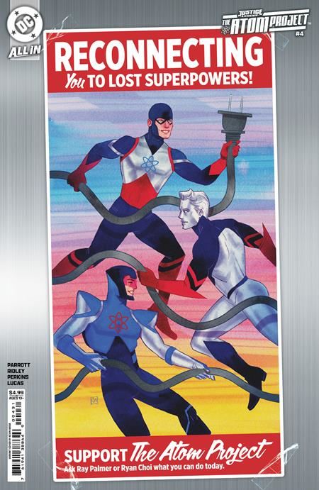 JUSTICE LEAGUE THE ATOM PROJECT #4 (OF 6) CVR C KEVIN WADA CARD STOCK VAR  DC Comics Comic Book 2025
