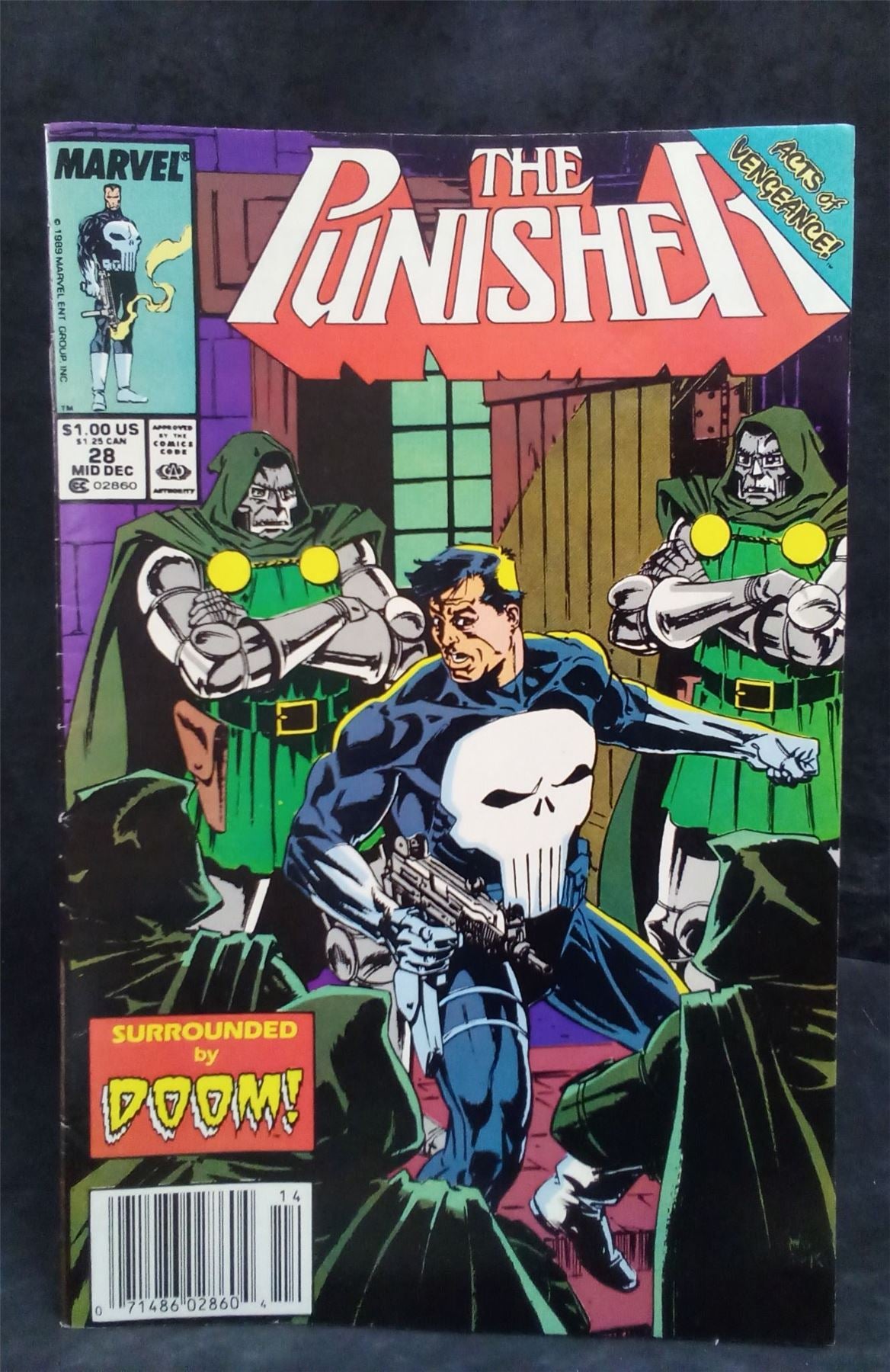 The Punisher #28 1989 Marvel Comics Comic Book