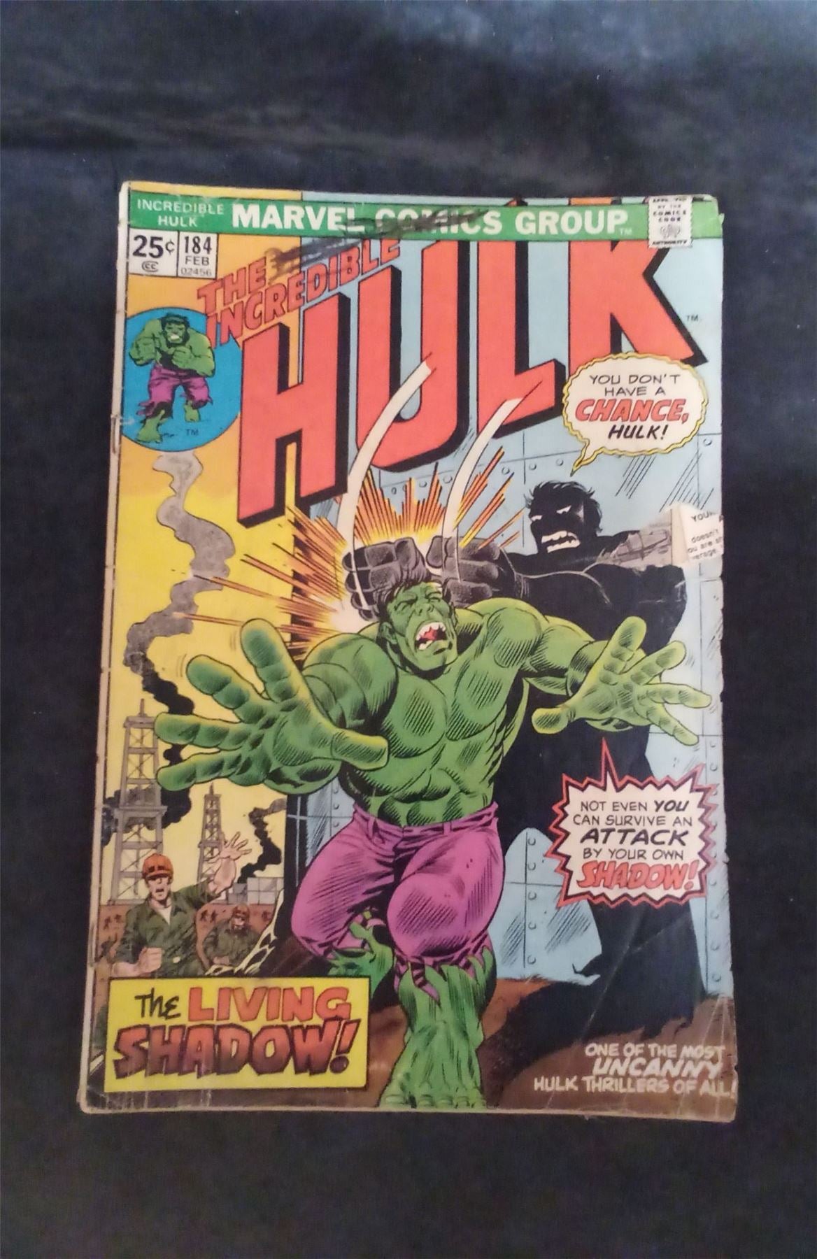 The Incredible Hulk #184 1975 marvel Comic Book