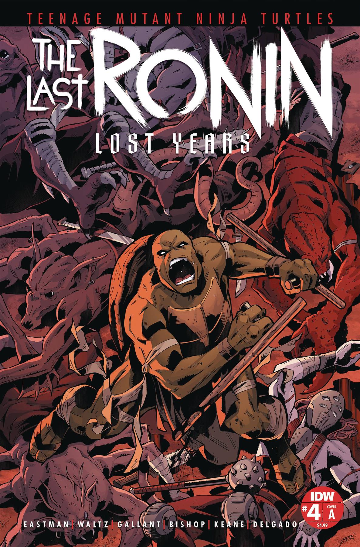 Tmnt Last Ronin Lost Years #4 Cvr A Gallant Idw-prh Comic Book