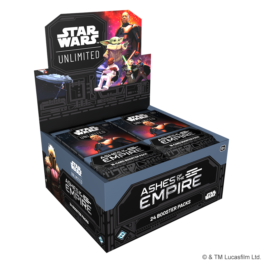 Star Wars Unlimited TCG Ashes of the Empire Booster Box By Fantasy Flight Games