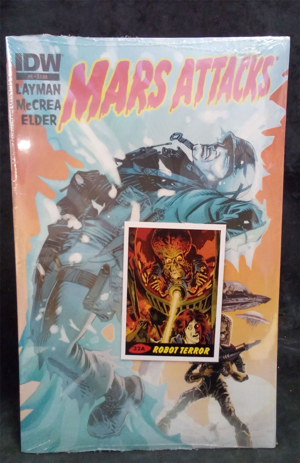 Mars Attacks #6*Sealed* W/ trading card 2012 IDW Comic Book