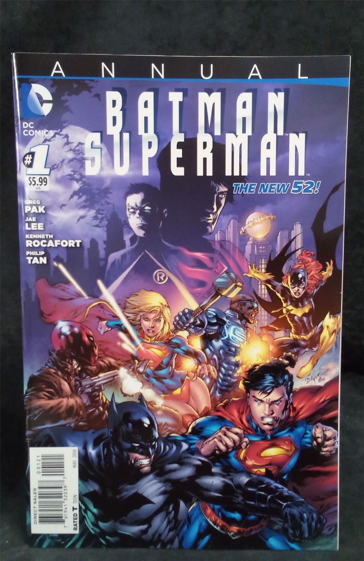 Batman  Superman Annual #1 Ed Benes Cover 2014 DC Comics Comic Book