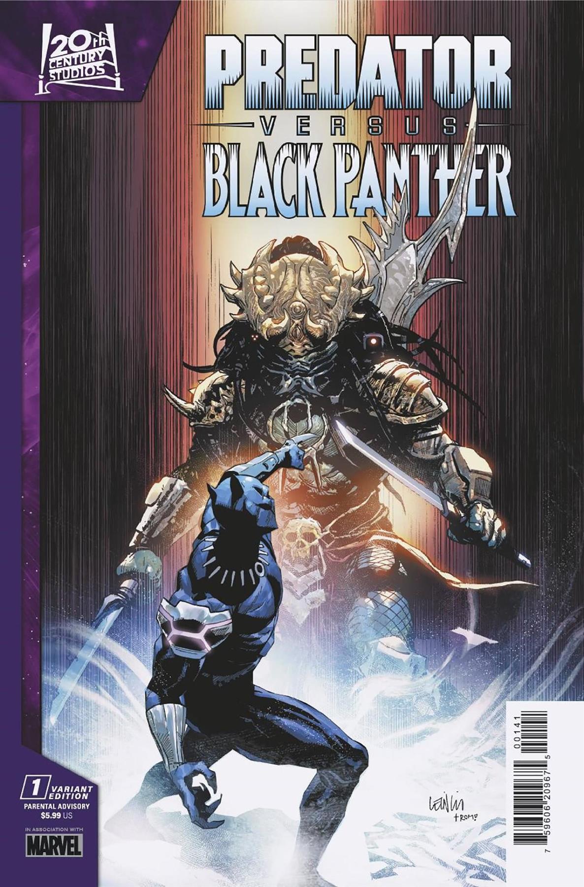 Predator Vs Black Panther #1 Leinil Yu Var Marvel Prh Comic Book 2024