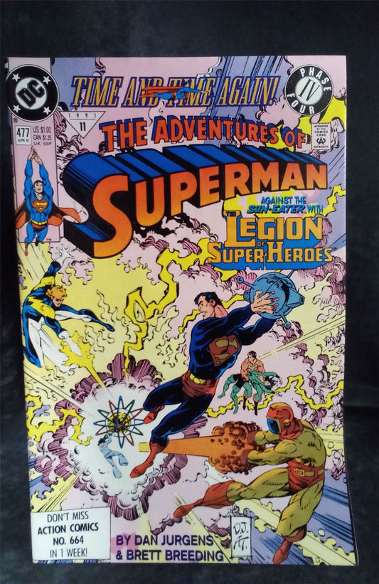 Adventures of Superman #477 1991 DC Comics Comic Book
