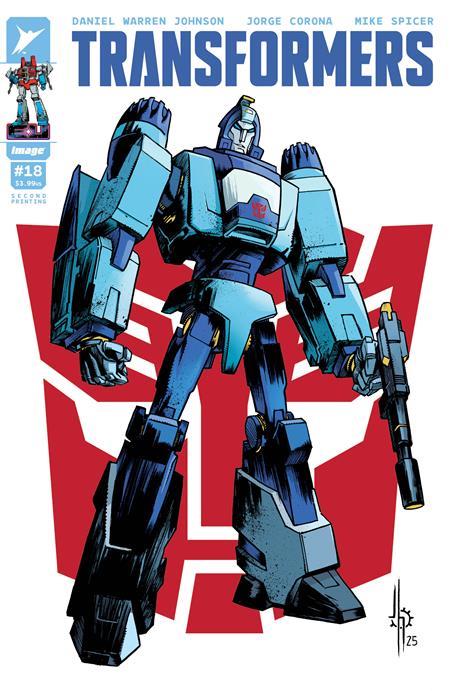 Transformers #18 2nd Ptg Cvr B Jason Howard Autobot Var Image Comics Comic Book