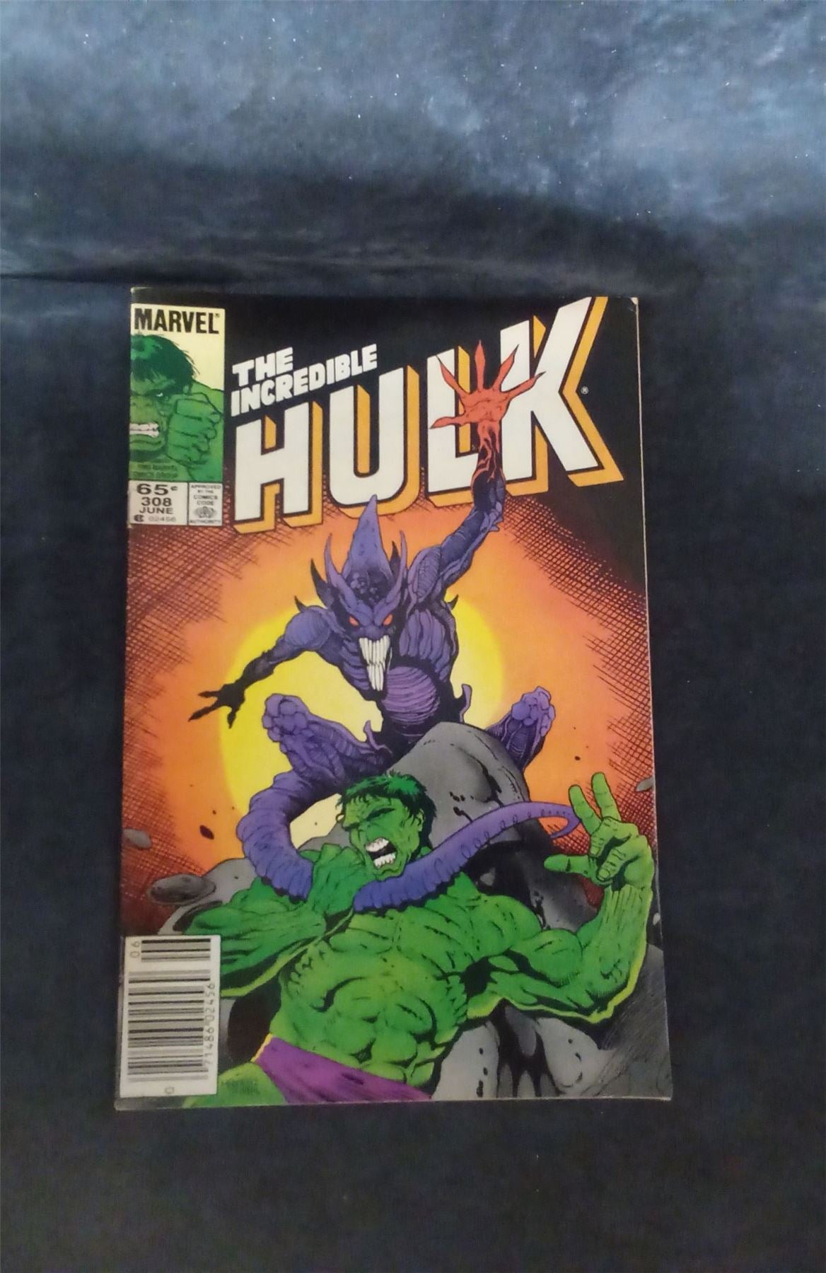 The Incredible Hulk #308 1985 marvel Comic Book