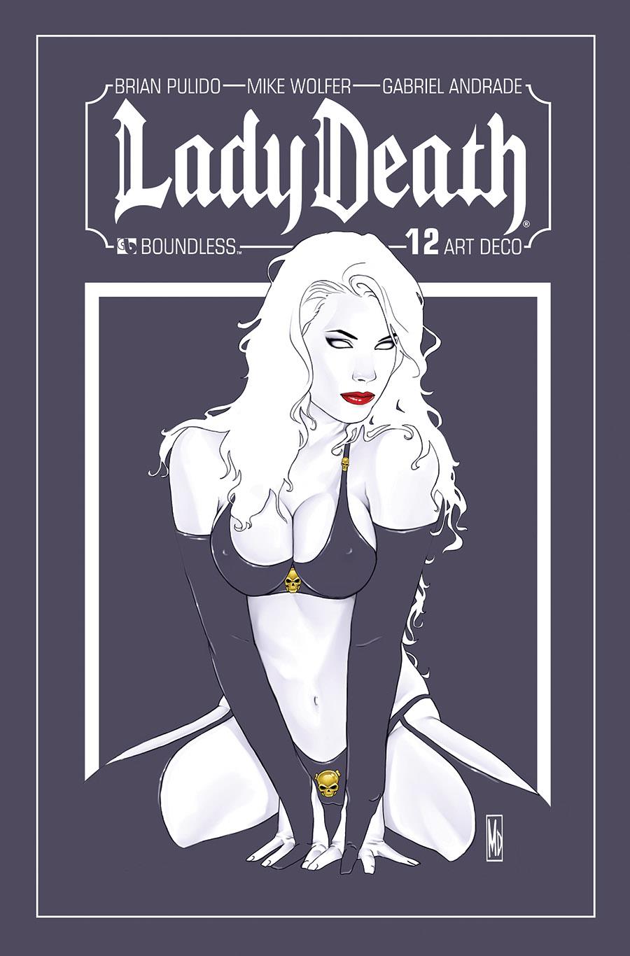 Lady Death (2010) Art Deco C Bag Set (5ct) Boundless Comics Comic Book