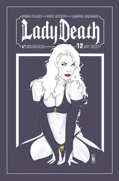 Lady Death (2010) Art Deco C Bag Set (5ct) Boundless Comics Comic Book