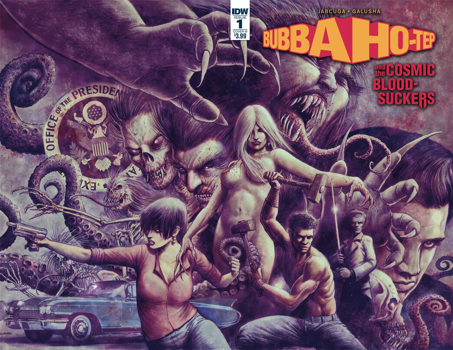 Bubba Ho-tep & Cosmic Blood-suckers #1 (Cvr B Galusha) Idw Publishing Comic Book