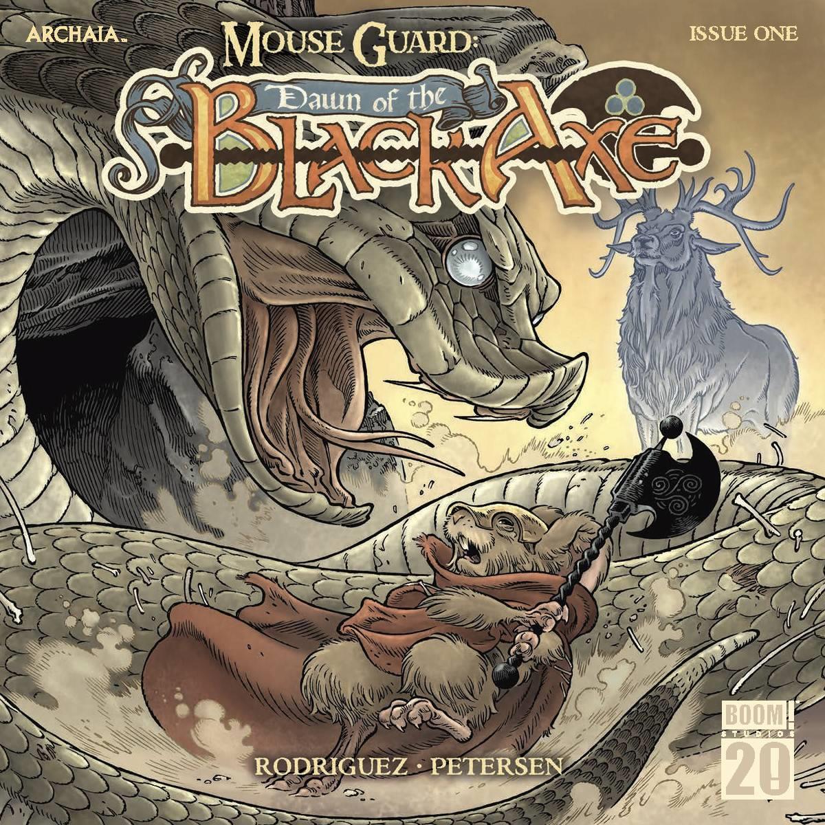Mouse Guard Dawn Of The Black Axe #1 (of 3) Cvr A Rodriguez Boom! Studios Comic Book