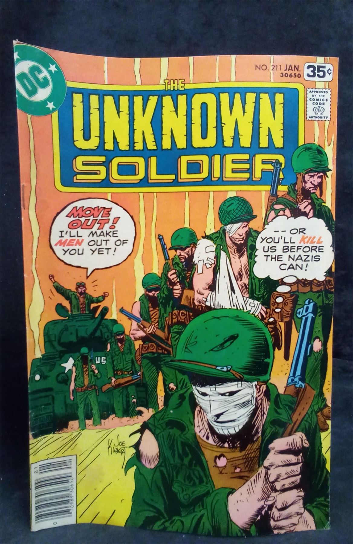 Unknown Soldier #211 1978 DC Comics Comic Book