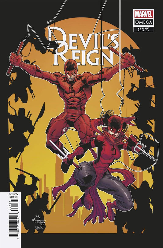 Devils Reign Omega #1 Lubera Var () Marvel Prh Comic Book 2022