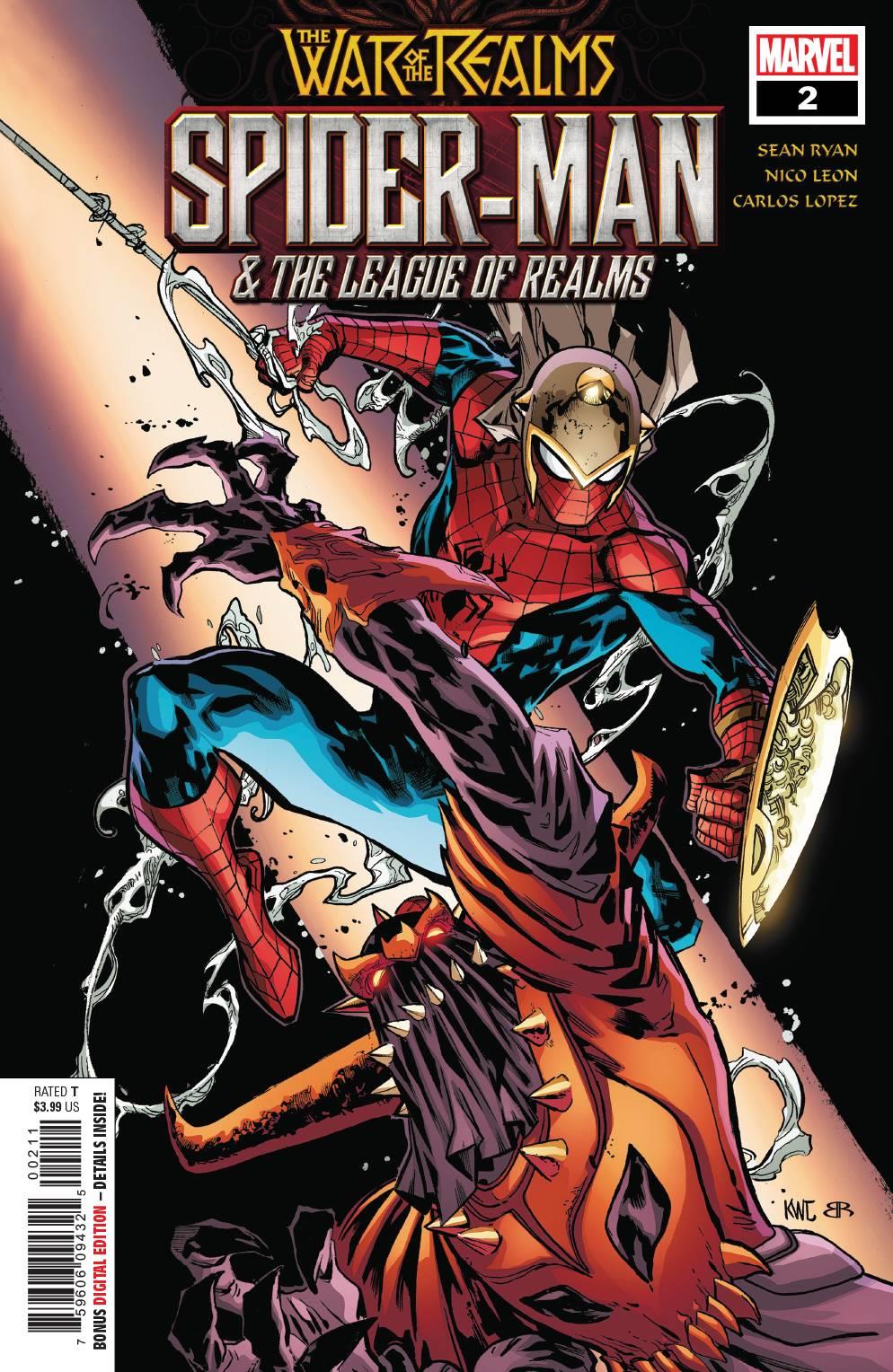 War Of Realms Spider-man & League Of Realms #2 Marvel Comics Comic Book
