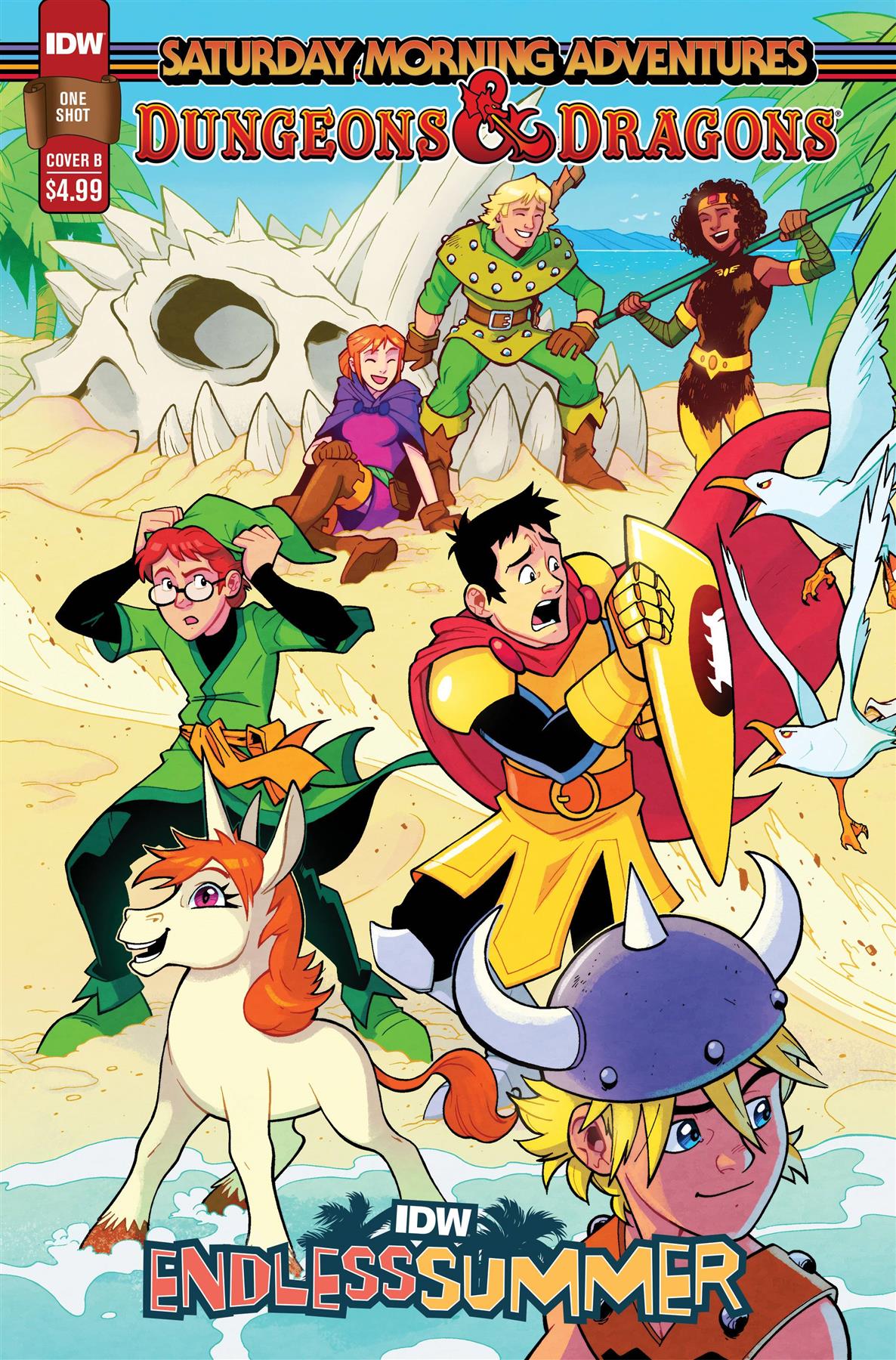 Idw Endless Summer D&d Sat Morning Adv Cvr B Lawrence Idw-prh Comic Book