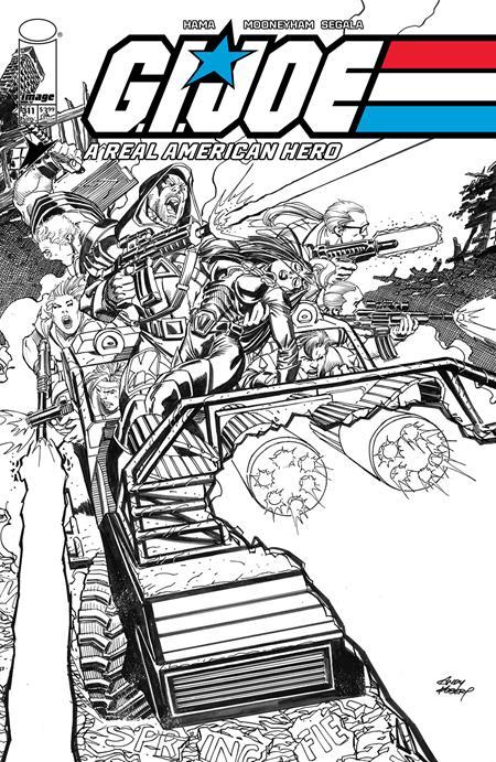 Gi Joe A Real American Hero #311 Cvr B Andy Kubert B&w Var Image Comics Comic Book