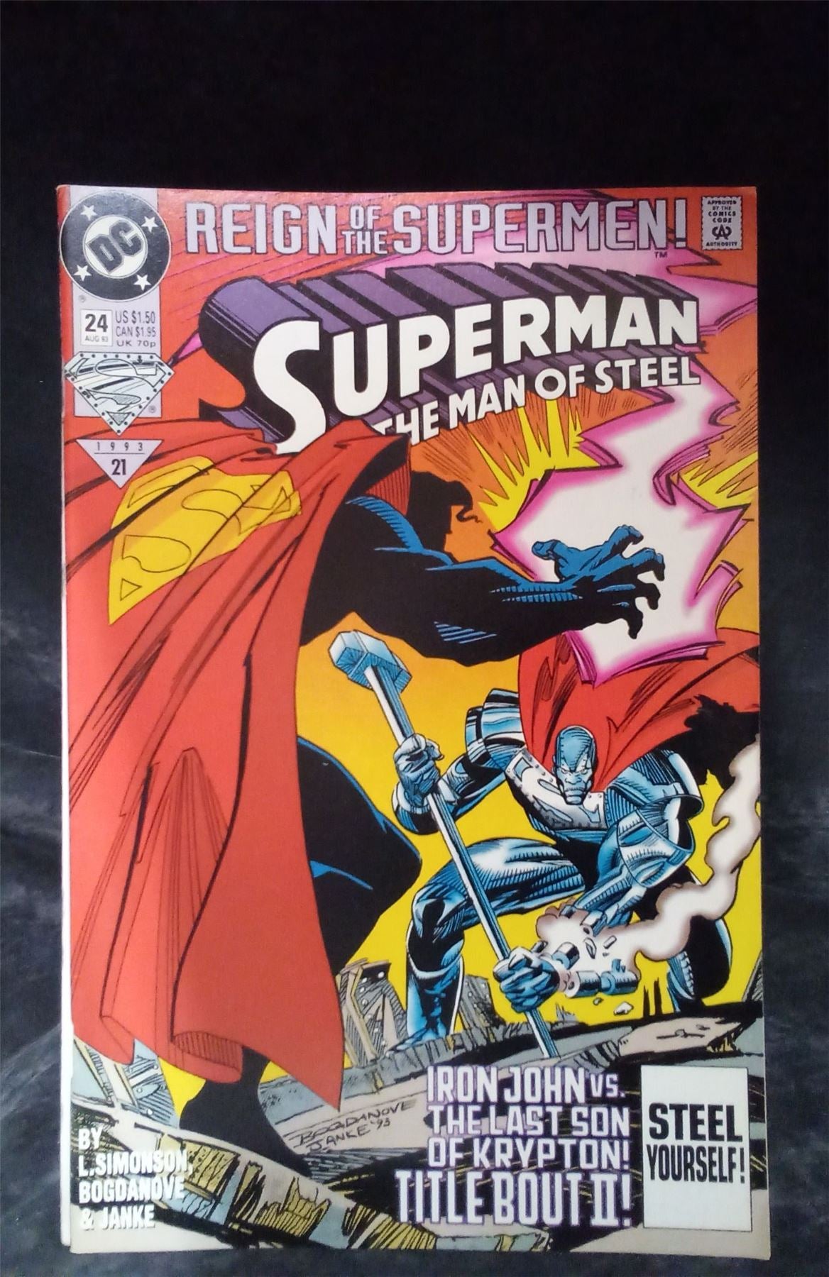 Superman: The Man of Steel #24 1993 DC Comics Comic Book