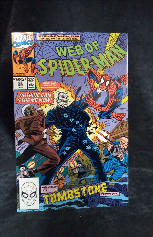Web of Spider-Man #68 Direct Edition 1990 Marvel Comics Comic Book