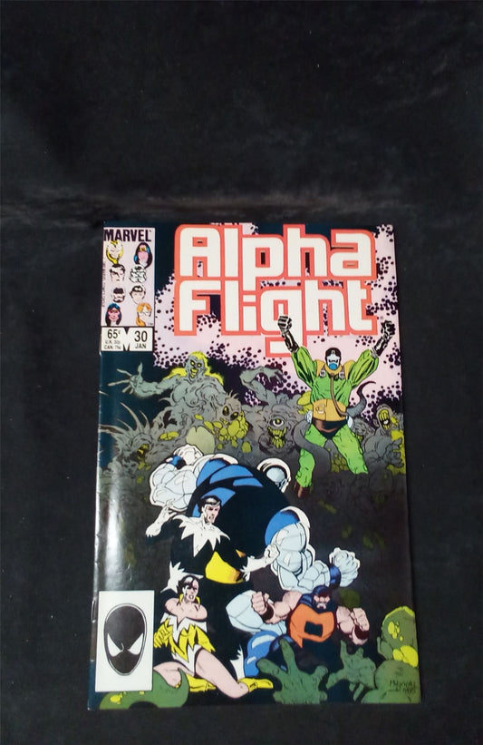 Alpha Flight #30 Direct Edition 1986 marvel Comic Book