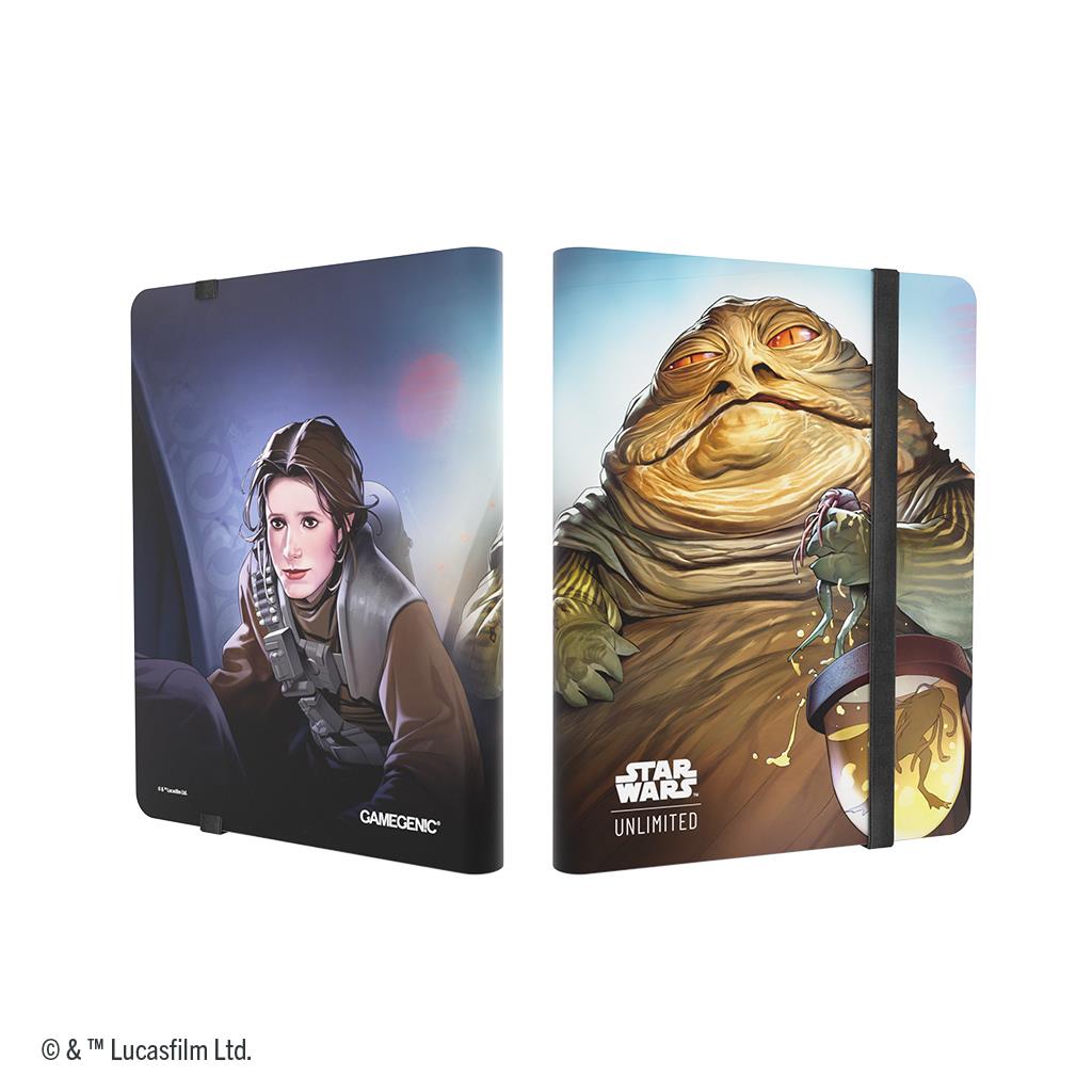 Star Wars Unlimited 18-Pocket Album - Leia Organa/Jabba the Hutt By Gamegenic
