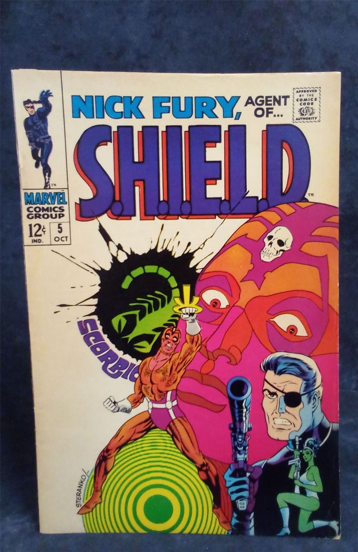 Nick Fury, Agent of SHIELD #5 1968 Marvel Comics Comic Book