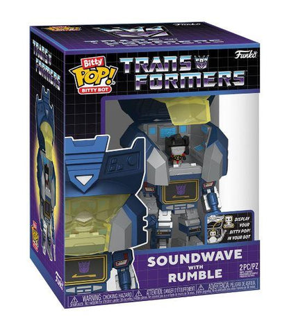 Funko POP Transformers Soundwave with Rumble Funko Bitty Pop! Vinyl Figure