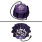 7-Die Set ENHANCE Metal Dice  Zinc/Purple w/ Case & Bag, Collector's Edition