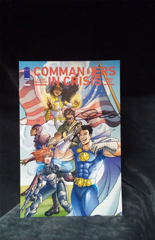 Commanders in Crisis #5 Cover B signed by Steve Orlando 2021 image-comics Comic Book