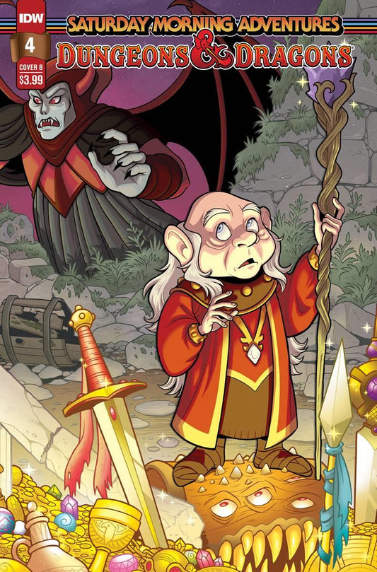Dungeons & Dragons Saturday Morning Adv #4 Cvr B Hickey Idw-prh Comic Book