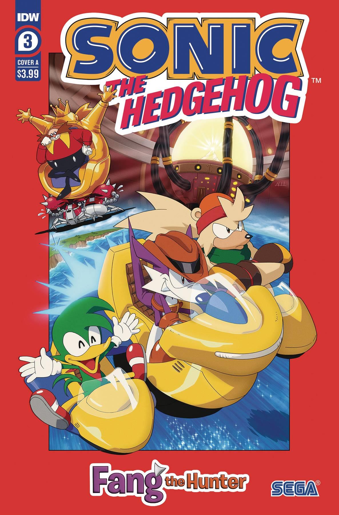 Sonic The Hedgehog Fang Hunter #3 Cvr A Hammerstrom Idw-prh Comic Book