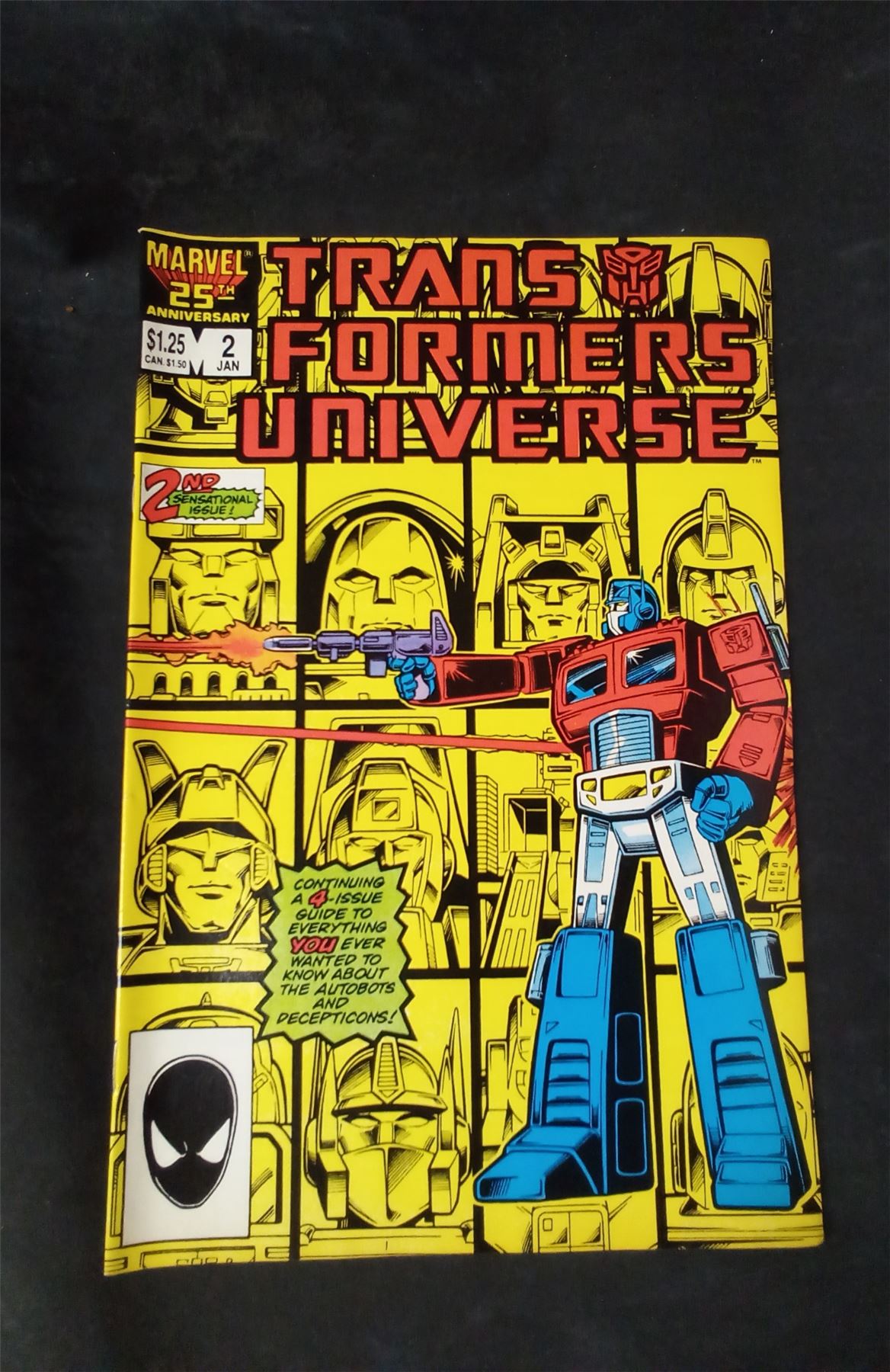 Transformers Universe #2 Direct Edition 1987 marvel Comic Book