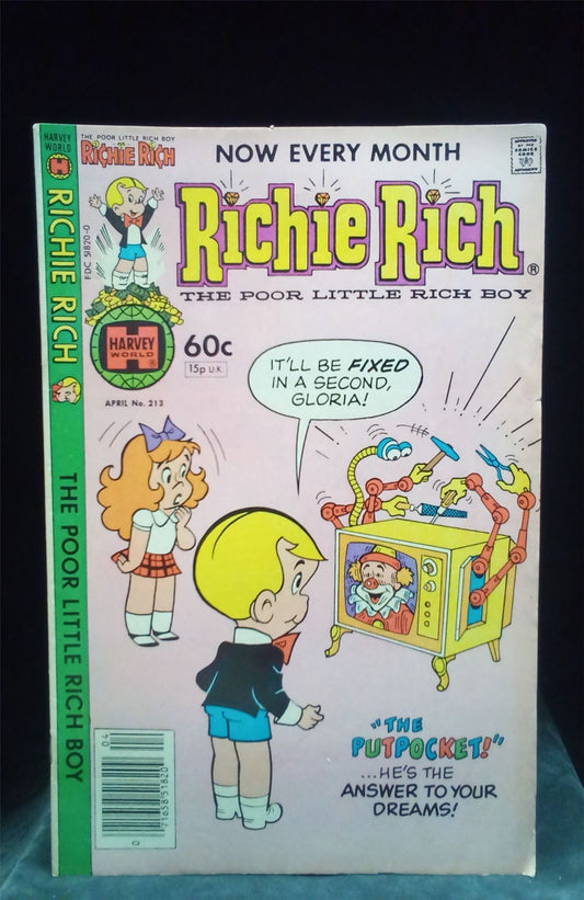 Richie Rich #213 1981 Harvey Comic Book