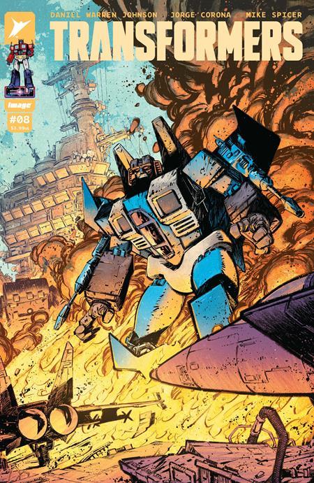 Transformers #8 Cvr B Jorge Corona & Mike Spicer Var Image Comics Comic Book