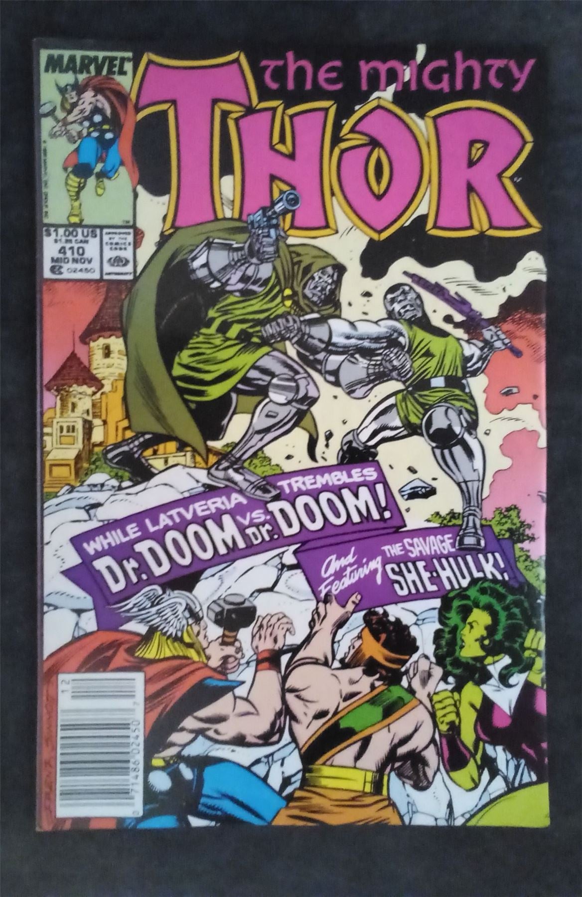 The Mighty Thor #410 1989 marvel Comic Book
