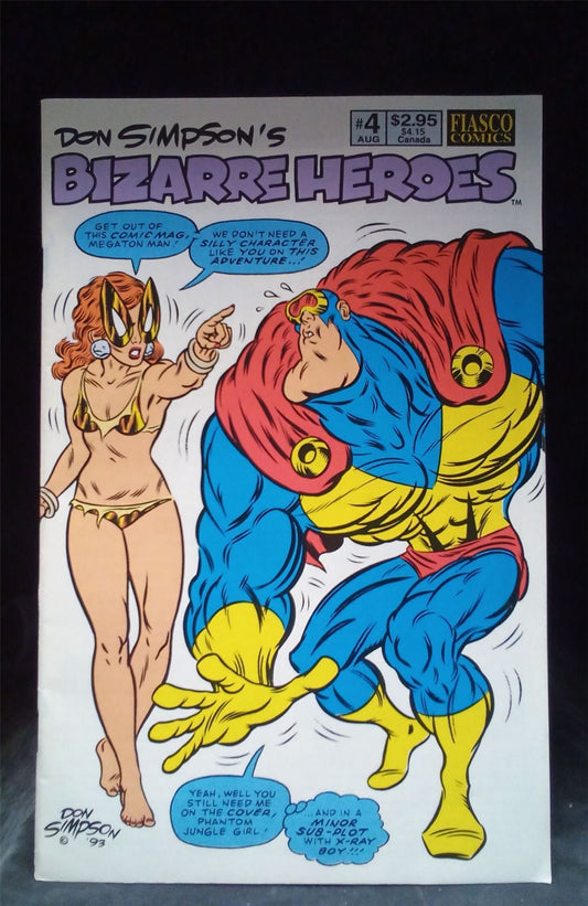 Don Simpson's Bizarre Heroes #4 1994  Comic Book