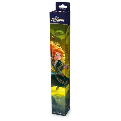 Disney Lorcana Wilds Unknown Playmat: Merida- Gifted Archer TCG By Ravensburger